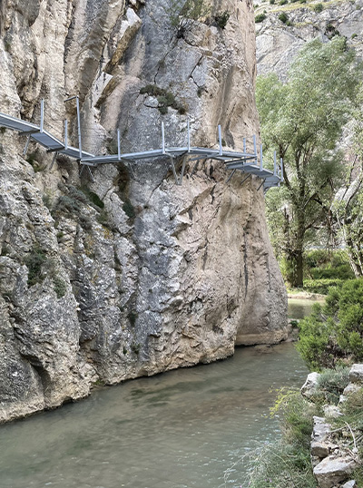 Entorno de las pasarelas